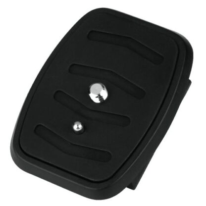 0108202466abe56111128 Hama Quick Release Plate for Star 55-64 / Star 200 / Gamma 153 / Action 165 Tripods, 6.4mm Thread/Connection - Black Antler