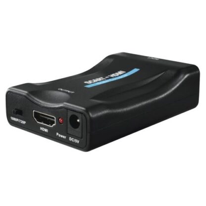 0108202466ac048c72472 Hama AV Converter Dongle - Scart Female to HDMI Female - Black Antler