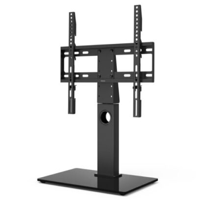 0208202466ad4dae5a2d7 Hama TV Stand, Up to 55" TVs, 30kg Max, Swivel, Height-Adjustable, Cable Manager, VESA up to 400 x 400 - Black Antler