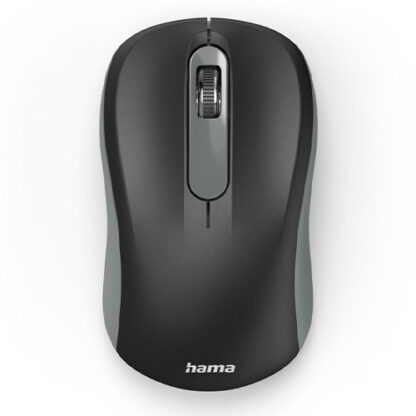 0308202466ae3c718d06e Hama AMW-200 Wireless Optical Mouse, 3 Buttons, USB Nano Receiver, Black/Grey - Black Antler