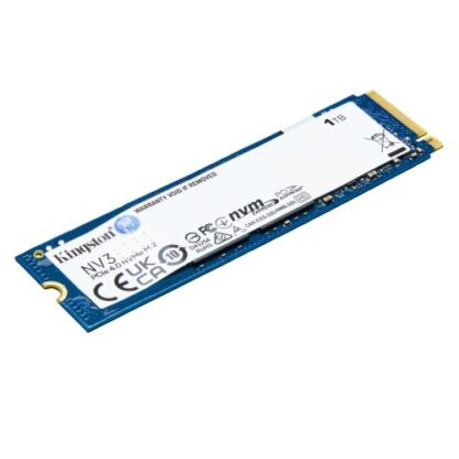 0508202466b10ad6527f8 Kingston 1TB NV3 M.2 NVMe Gen4 SSD, M.2 2280, PCIe4, R/W 6000/4000 MB/s - Black Antler