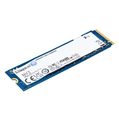 0508202466b10b0e6a157 Kingston 2TB NV3 M.2 NVMe Gen4 SSD, M.2 2280, PCIe4, R/W 6000/5000 MB/s - Black Antler