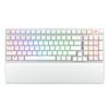 Asus ROG STRIX SCOPE II 96 Wireless Mechanical RGB Gaming Keyboard, 96% Layout, Streamer Hotkeys, Multifunction Controls, Sound-Dampening, White