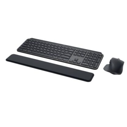 0608202466b28281d8276 Logitech MX Keys Combo v2 for Business Wireless Keyboard and Mouse Kit, MX Palm Rest, Backlit KB, 8000 DPI Mouse, Graphite - Black Antler