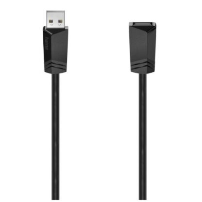 0908202466b592bc18a9e Hama USB 2.0 Extension Cable, Male to Female, 1.5 Metre, Black - Black Antler