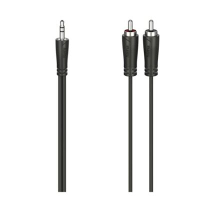 0908202466b5f9b84c3e9 Hama 3.5mm Jack Plug to 2x RCA Plugs Converter Cable, Stereo, 1.5m - Black Antler