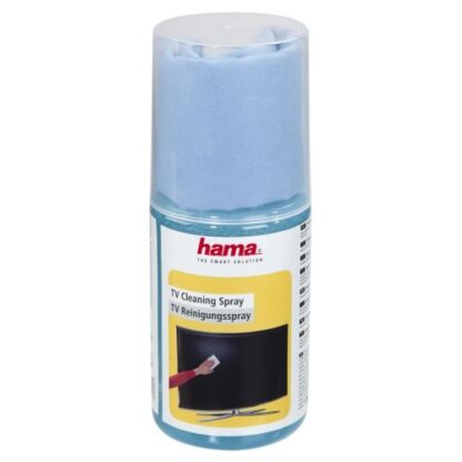 0908202466b60737184d2 Hama TV/Screen Cleaning Spray, 200ml, Microfibre Cloth Included - Black Antler