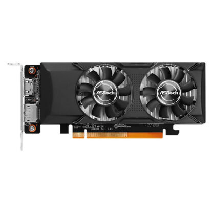 0908202466b60eb773b79 Asrock RX550 Low Profile, 4GB DDR5, HDMI, DP, 1100MHz Clock - Black Antler