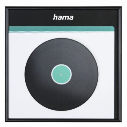 1208202466ba579c40543 Hama LP Wall Mount Cover Frame, Aluminium, Black, 31.5 x 31.5 cm - Black Antler