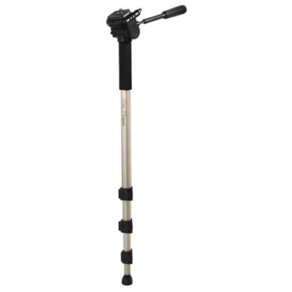 1208202466ba9b71845a2 Hama (Star 78 Mono) Camera Monopod, 3D Tilt Head, 176cm Max Height, 6.4mm Thread, Quick-Release Plate, Spirit Level, Bag - Black Antler