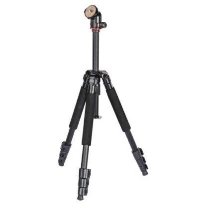 1408202466bc08cb03527 Hama (Traveller 117 Ball) Compact Camera Tripod, 3-Way Ball Head, 117cm Max Height, 6.4mm Thread, Bag - Black Antler