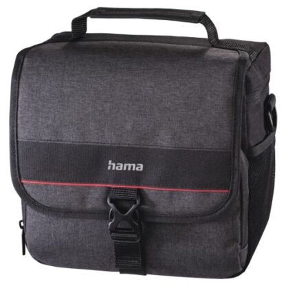 1408202466bd03c259731 Hama Valletta 140 Camera Bag, Belt Loop, Shoulder Strap, Removable Divider, Black, 22 x 11.5 x 20.5 cm Compartment - Black Antler