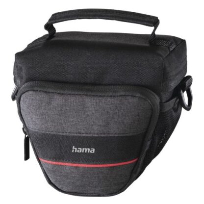 1408202466bd03f5ade2c Hama Valletta 90 Colt Camera Case, Belt Loop, Shoulder Strap, Black, 13 x 8 x 11 cm Compartment - Black Antler