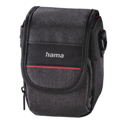 1408202466bd03f6a2a8d Hama Valletta 90 Compact Camera Case, Belt Loop, Shoulder Strap, Black, 9 x 8 x 13 cm Compartment - Black Antler