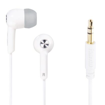 1508202466be593ff3059 Hama Gloss In-Ear Headphones, 3.5mm Jack, No Mic, White - Black Antler