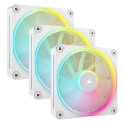 1608202466bf5403640dd Corsair iCUE LINK LX120 12cm PWM RGB Case Fans (3-Pack), 18 RGB LEDs, Magnetic Dome Bearing, 2400 RPM, iCUE LINK Hub Included, White - Black Antler