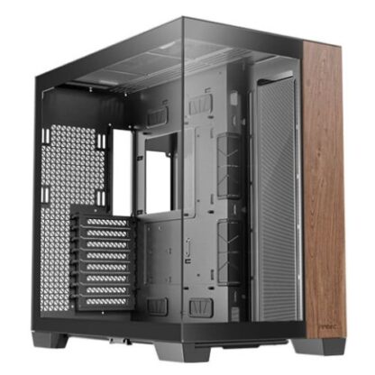 2008202466c4ce4539d21 Antec C8 Wood Gaming Case w/ Glass Side & Front, E-ATX, Dual Chamber, Mesh Panels, USB-C, Black/Wood - Black Antler