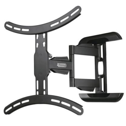 2008202466c517605e1b1 Hama FULLMOTION TV Wall Bracket, Up to 65" TVs, 35kg Max, 3 Joints, Extendable, Tilt +2/-12°, 180° Swivel, VESA up to 400 x 400 - Black Antler