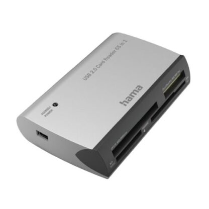 2208202466c75b04ae680 Hama All in One Card Reader, USB Powered, Black & Silver - Black Antler