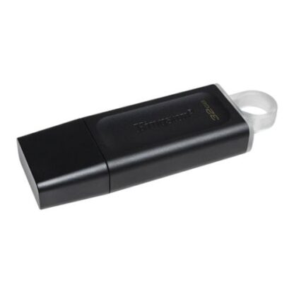 2208202466c79bec1f000 Kingston 32GB DataTraveler Exodia USB 3.2 Gen1 Memory Pen, Cap, Key Ring - Black Antler