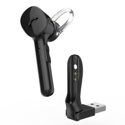 2308202466c8d855dd916 Hama MyVoice1300 Mono-Bluetooth Headset, Multipoint Technology, Voice Control, 4 Hours Talk Time, USB Charging Station, Black - Black Antler