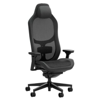 2908202466d0c19102340 Fractal Design Refine Mesh Dark Gaming Chair, Synchro-Tilt, Memory Foam Headrest, Padded 4D Armrests, Adaptable Support - Black Antler