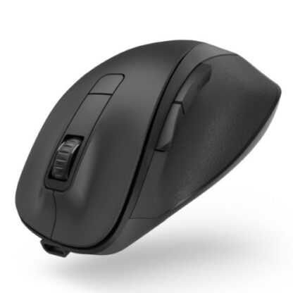 3008202466d1eda2defdb Hama MW-500 Rechargeable Optical Wireless Mouse, 1600 DPI, Ergonomic, Thumb Rest, Up to 75 Days Battery, Black - Black Antler