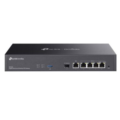 0909202466df8b6a667bc TP-LINK (ER7406) Omada Gigabit Rackmount/Desktop VPN Gateway, GB SFP WAN/LAN, 5x GB Ports, USB, Centralized Management - Black Antler