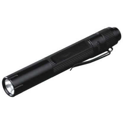 1309202466e3a92989255 Hama Classic C-98 17 Lumen LED Torch, 30m Range, Clip, Black - Black Antler