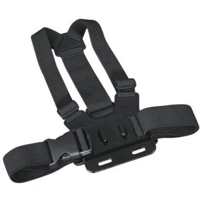 2509202466f415a074db3 Hama Adjustable Chest Mount Harness for GoPro and Action Cameras - Black Antler