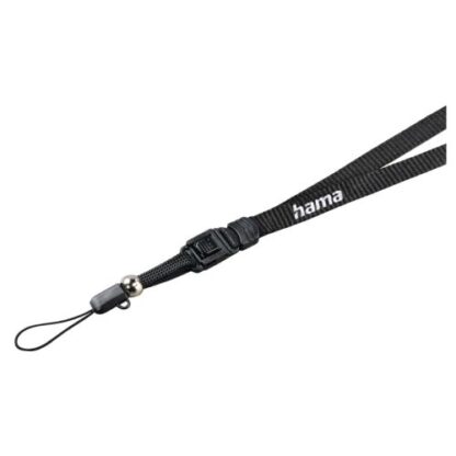 2509202466f415a3a5c8b Hama Camera Neck/Wrist Strap, Quick Fastener, 45cm, Black - Black Antler