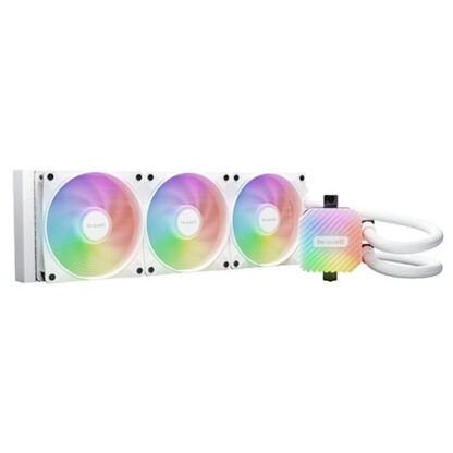 2509202466f41745968ed Be Quiet! Light Loop 360mm ARGB Liquid CPU Cooler, 3x Light Wings LX PWM Fans, ARGB Cooling Block, ARGB-PWM-Hub, White - Black Antler