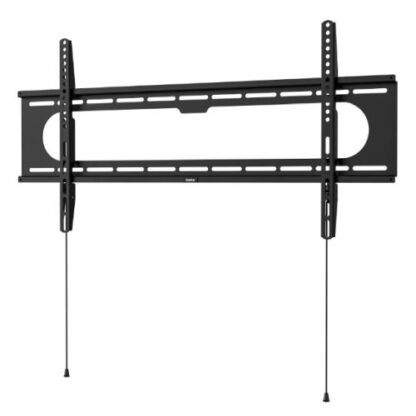 2509202466f420e86c86b Hama TV Wall Bracket, Rigid, Up to 90" TVs, 100kg Max, VESA up to 800 x 400, Wall Spacing 2.6cm, Spirit Level - Black Antler