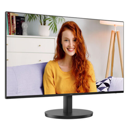 0110202466fb659028670 AOC 23.8" 3-Side Frameless Monitor (24B3HA2), IPS, 1920 x 1080, 1ms, VGA, HDMI, 100Hz, VESA - Black Antler