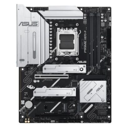 0110202466fb74586a04b Asus PRIME X870-P, AMD X870, AM5, ATX, 4 DDR5, HDMI, 2 USB4, 2.5G LAN, 4x M.2 - Black Antler