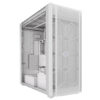 Corsair iCUE LINK 9000D RGB Airflow Gaming Case w/ Glass Side, E-ATX, Dual System, Up to 18 Fans, InfiniRail Fan Mounting, iCUE LINK Hub, USB-C, Asus BTF Compatible, White