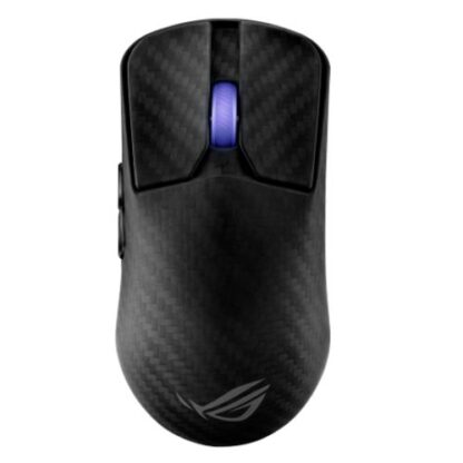 0310202466ff11293757f Asus ROG Harpe Ace Extreme Gaming Mouse, Wireless/Bluetooth/USB, Ultralight 47g, Carbon Fiber, 42000 DPI, Esports Approved - Black Antler