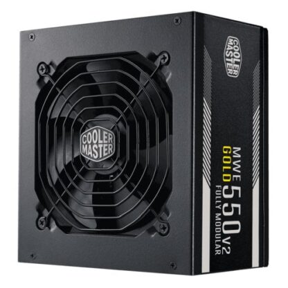 081020246705550763325 Cooler Master 550W MWE Gold V2 ATX 2.41 PSU, Fully Modular, HDB Bearing Fan, 80+ Gold - Black Antler