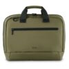 Hama Ultra Lightweight Laptop Bag, Up to 14.1", Padded Compartment, Front Pocket, Trolley Strap, Water-Repellent, Eco-Friendly, Olive Green