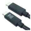 Spire USB4 40Gbps Type-C Male to Male 240W EPR Cable, 5 AMP, Power Delivery, High-Speed Data Transfer, 1 Metre, Black