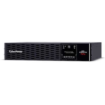 101020246707fa5d42ffc CyberPower Smart App 3000VA Line Interactive 2U Rackmountable Professional UPS, 3000W, LCD Display, 8x IEC, AVR Energy Saving, Hot-swappable Batteries - Black Antler