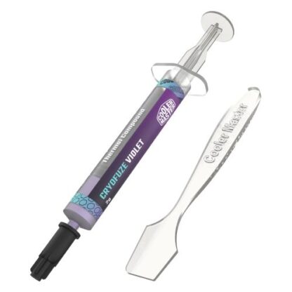 1110202467096011e0fc4 Cooler Master CryoFuze Violet High Performance Thermal Paste, Purple Tint, 2g Syringe - Black Antler