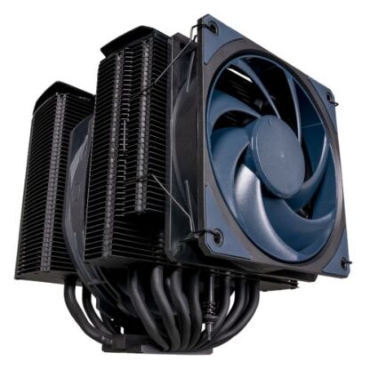 14102024670d584006e5a Cooler Master MasterAir MA824 Stealth Dual Tower Heatsink & Fans, Intel/AMD, 8 Heat Pipes, 2x Mobius Fans, 157mm High, All Black Design - Black Antler