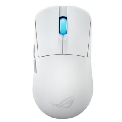 14102024670d6651221a9 Asus ROG Harpe Ace Mini Gaming Mouse, Wireless/Bluetooth/USB, Ultralight 49g, 42000 DPI, 8000Hz, Esports Approved, Moonlight White - Black Antler