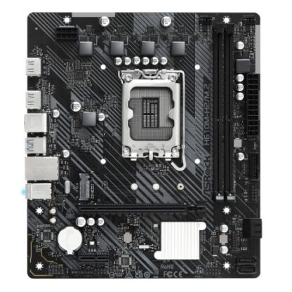 171020246710f3b64e4e6 Asrock H610M-H2/M.2, Intel H610, 1700, Micro ATX, 2 DDR4, 2 HDMI, GB LAN, PCIe4, 1x M.2 - Black Antler