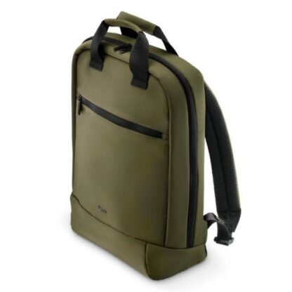 201020246715036566cd3 Hama Ultra Lightweight Laptop Backpack, Up to 16.2", Padded Compartment, Front Pocket, Trolley Strap, Water-Repellent, Eco-Friendly, Olive Green - Black Antler