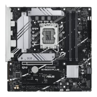 2110202467166c9911976 Asus PRIME B760M-PLUS, Intel B760, 1700, Micro ATX, 4 DDR5, HDMI, DP, 2.5G LAN, PCIe4, 2x M.2 - Black Antler