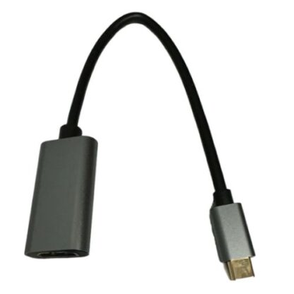 231020246719135362515 Jedel USB-C Male to HDMI Female Cable, 4K, 15cm, Black - Black Antler