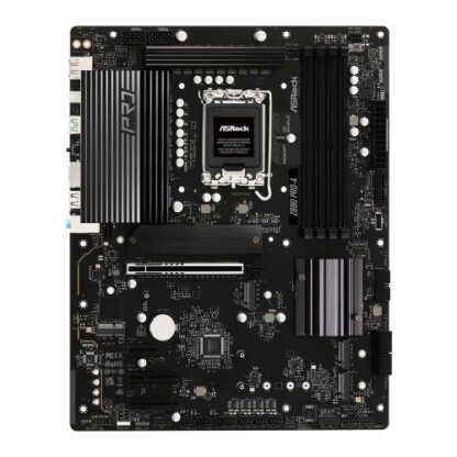 24102024671a843accafe Asrock Z890 PRO-A, Intel Z890, 1851, ATX, 4 DDR5, HDMI, DP, TB4, 2.5G LAN, 4x M.2 - Black Antler