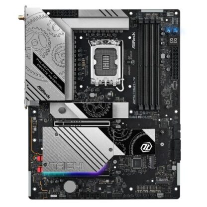 24102024671a843e6a0f2 Asrock Z890 TAICHI LITE, Intel Z890, 1851, ATX, 4 DDR5, HDMI, 2 TB4, Wi-Fi 7, 5G & 2.5G LAN, RGB, 6x M.2 - Black Antler